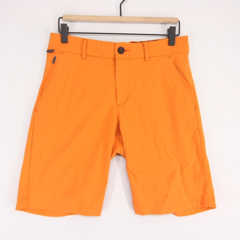 KJUS Iver Shorts Mens W30 Orange Golf Athletic Performance Stretch Outdoor